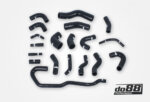 do88 silicone coolant hoses for Audi RS6 C5 2002-2004, black hoses