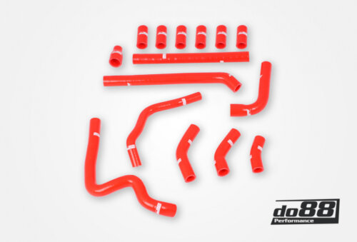 do88 Audi RS6 C5 2002-2004 Crankcase vent hoses Red