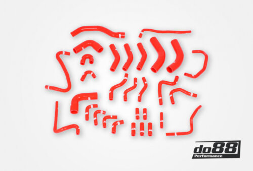 do88 vacuum hoses for Audi RS6 C5 2002-2004, red hoses