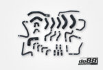 do88 vacuum hoses for Audi RS6 C5 2002-2004, black hoses