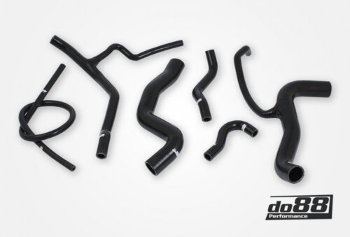 do88 Volvo 740 780 960 Turbo 16V Coolant hoses Black
