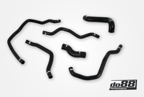 do88 BMW 320 323 325 328 330 E46 Coolant hoses Black
