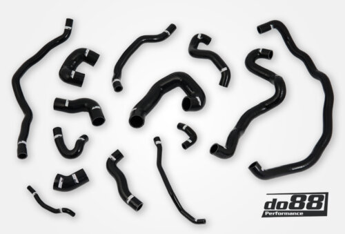 do88 BMW 135i 335i E82 E90 (N54) Coolant hoses Black