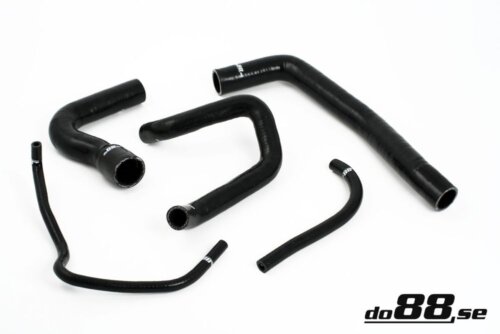 do88 coolant hoses for SAAB 9000 Turbo 86-90, black hoses