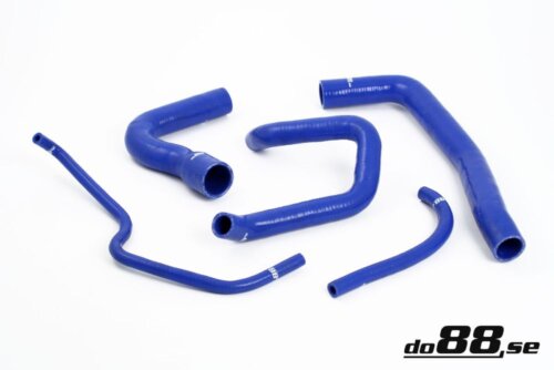 do88 coolant hoses for SAAB 9000 Turbo 86-90, blue hoses