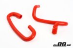 do88 silicone idle valve hoses for Volvo 740/940 Turbo 92-98, red hoses