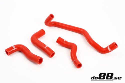 do88 Volvo C30/C70/S40/V50 Turbo 04-13 Heater hoses Red