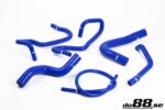 do88 silicone coolant hoses for Volvo 960/S90/V90, blue hoses