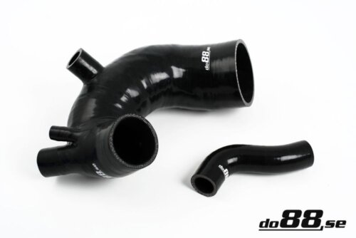 do88 turbo usisna cijev za Audi S2 3B 1990-1992, crna crijeva