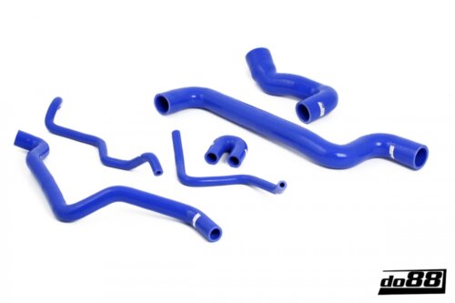 do88 silicone coolant hoses for SAAB 9-5 1998-2001, blue hoses