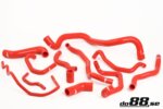do88 silikonske rashladne cijevi za Audi S3/TT, SEAT Leon Cupra R 1.8T, crvena crijeva