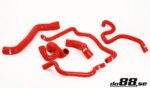 do88 Opel Calibra Vectra A Turbo C20LET Coolant hoses Red