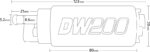 Nuke Performance Deatschwerks DW200 in-tank fuel pump kit