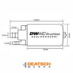 Nuke Performance Deatschwerks DW440 komplet pumpe goriva bez četkica za spremnik