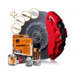 Colour for Foliatec brake caliper paint kit, racing rosso