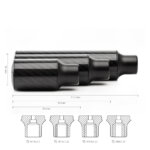 Nuke Performance Gear Knob Cavernous Carbon 100, Glossy finish