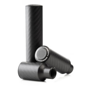 Nuke Performance Gear Knob Cavernous Carbon 40, Matte finish