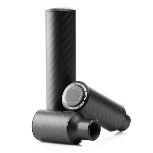 Nuke Performance Gear Knob Cavernous Carbon 40, Matte finish