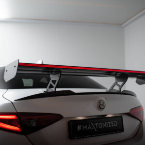 [Carbon] Maxton carbon spoiler + LED for Alfa Romeo Giulia Quadrifoglio