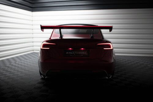 [Carbon] Maxton Carbon Spoiler + LED za Tesla Model 3
