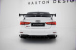 [Carbon] Maxton Carbon Spoiler With External Brackets Uprights za Audi A3 / A3 S-Line / S3 / RS3 Sedan 8V / 8V Facelift