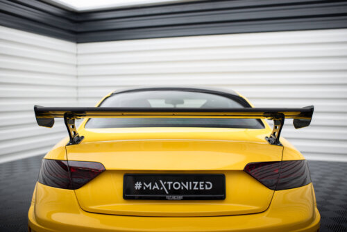 [Carbon] Maxton Carbon Spoiler With External Brackets Uprights for Audi A5 Coupe 8T