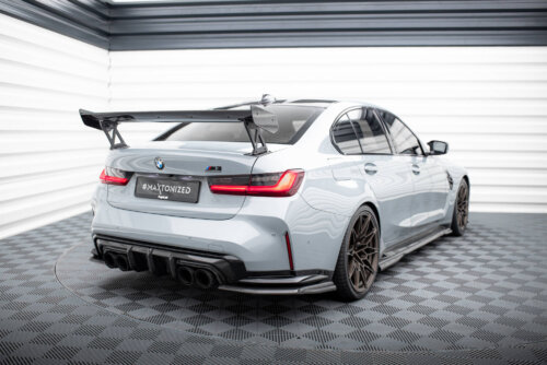 [Carbon] Maxton Carbon Spoiler With External Brackets Uprights za BMW M3 G80 / M340i G20 / 3 M-Pack G20 / 3 Standard G20