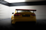[Carbon] Maxton Carbon Spoiler With External Brackets Uprights + LED za Audi A5 Coupe 8T