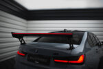 [Carbon] Maxton Carbon Spoiler With External Brackets Uprights + LED for BMW M3 G80 / M340i G20 / 3 M-Pack G20 / 3 Standard G20