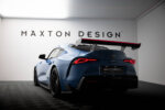 [Carbon] Maxton Carbon Spoiler With External Brackets Uprights + LED za Toyota Supra Mk5