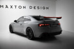 [Carbon] Maxton Carbon Spoiler With External Brackets Uprights V.2 + LED za Audi A5 / A5 S-Line / S5 / RS5 Coupe F5 / F5 Facelift