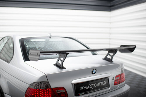 [Carbon] Maxton carbon spoiler with internal brackets for BMW 3 Coupe E46