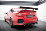 [Carbon] Maxton carbon spoiler with internal brackets for Honda Civic SI Mk10
