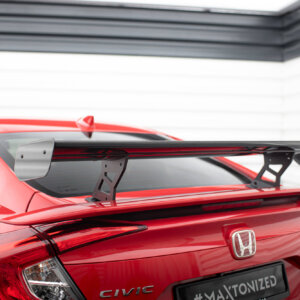 [Carbon] Maxton carbon spoiler with internal brackets for Honda Civic SI Mk10