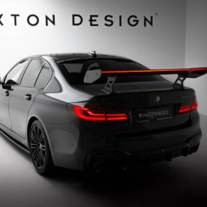 [Carbon] Maxton Carbon Spoiler With Internal Brackets Uprights + LED for BMW 5 / M5 Sedan G30 / F90