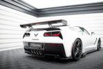 [Carbon] Maxton Carbon Spoiler With Internal Brackets Uprights + LED za Chevrolet Corvette Stingray / Grand Sport C7