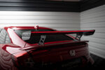 [Carbon] Maxton Carbon Spoiler With Internal Brackets Uprights + LED za Honda Civic SI Mk10