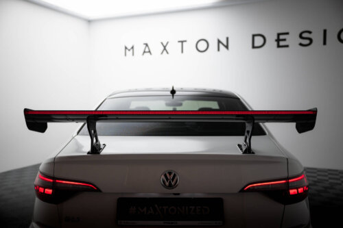 [Carbon] Maxton Carbon Spoiler With Internal Brackets Uprights + LED za Volkswagen Jetta GLI Mk7