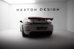 [Carbon] Maxton carbon spoiler with internal brackets V.1 + LED for Porsche 718 Cayman 982c