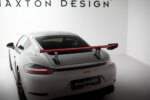 [Carbon] Maxton carbon spoiler with internal brackets V.1 + LED for Porsche 718 Cayman 982c