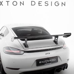 [Carbon] Maxton carbon spoiler with internal brackets V.1 for Porsche 718 Cayman 982c