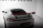[Carbon] Maxton carbon spoiler with internal brackets V.2 + LED for Porsche 718 Cayman 982c