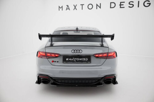[Carbon] Maxton carbon spoiler with upper swan-neck mounting for Audi A5 / A5 S-Line / S5 / RS5 Coupe F5 / F5 Facelift