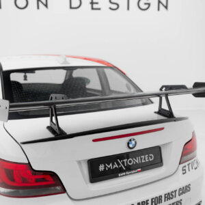 [Carbon] Maxton carbon spoiler with upper swan-neck mounting for BMW 1 M E82