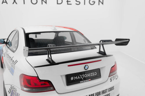 [Carbon] Maxton carbon spoiler with upper swan-neck mounting for BMW 1 M E82