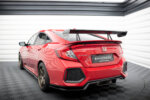[Carbon] Maxton carbon spoiler with upper swan-neck mounting for Honda Civic SI Mk10