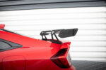 [Carbon] Maxton carbon spoiler with upper swan-neck mounting for Honda Civic SI Mk10