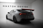 [Carbon] Maxton carbon spoiler with upper swan-neck mounting + LED for Audi A5 / A5 S-Line / S5 / RS5 Coupe F5 / F5 Facelift
