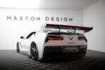 [Carbon] Maxton carbon spoiler with upper swan-neck mounting + LED for Chevrolet Corvette Stingray / Grand Sport C7