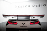 [Carbon] Maxton carbon spoiler with upper swan-neck mounting + LED for Chevrolet Corvette Stingray / Grand Sport C7
